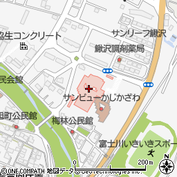 富士川病院周辺の地図