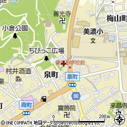 岐阜県美濃市1590周辺の地図