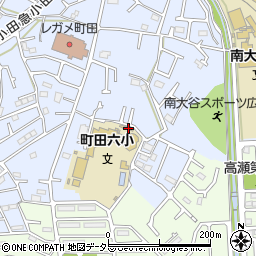 東京都町田市南大谷1262周辺の地図