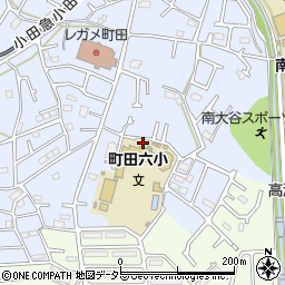 東京都町田市南大谷1266周辺の地図
