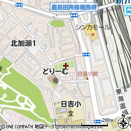 夢見ヶ崎ローン・テニス・クラブ周辺の地図