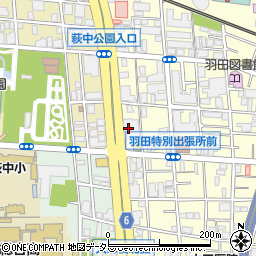 東京都大田区羽田1丁目16周辺の地図