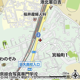 ＰＥＴＰＬＥＸ日吉店周辺の地図