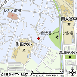 東京都町田市南大谷1249周辺の地図