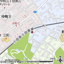 東京都町田市南大谷1450-6周辺の地図