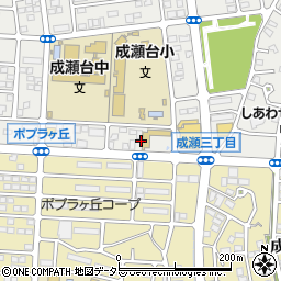 東京都町田市成瀬台2丁目2周辺の地図