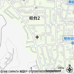 神奈川県横浜市青葉区桂台2丁目17-6周辺の地図