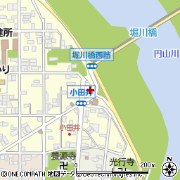 兵庫県豊岡市小田井町周辺の地図