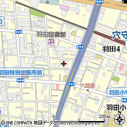 東京都大田区羽田1丁目20周辺の地図