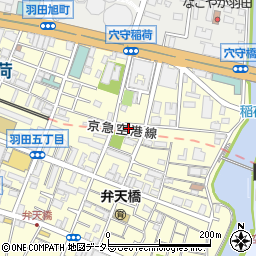 東京都大田区羽田5丁目8周辺の地図