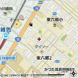 東京都大田区東六郷2丁目9周辺の地図