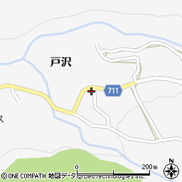 山梨県都留市戸沢558周辺の地図