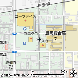兵庫県豊岡市加広町周辺の地図