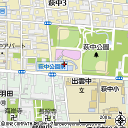 東京都大田区萩中3丁目26周辺の地図