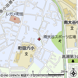 東京都町田市南大谷1223周辺の地図