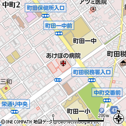 あけぼの病院（三友会）周辺の地図