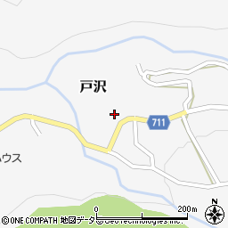 山梨県都留市戸沢344周辺の地図