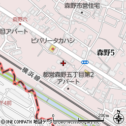 旭化成ヘーベルハウス　森野キュービック展示場周辺の地図