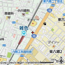 みずほ銀行雑色駅前 ＡＴＭ周辺の地図