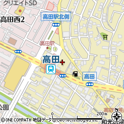 セブンイレブン横浜高田東３丁目店周辺の地図