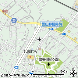 日本電信電話誉田電話交換センタ周辺の地図