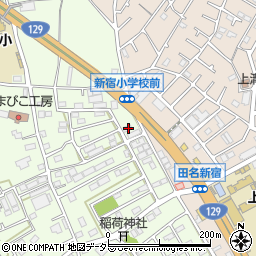 神奈川県相模原市中央区田名7191-15周辺の地図