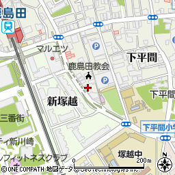 ケイジェイ鹿島田ビル周辺の地図