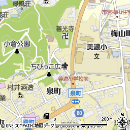 岐阜県美濃市1594周辺の地図