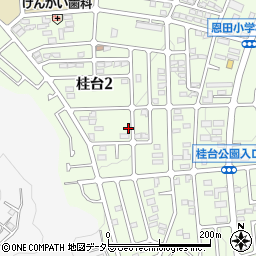 神奈川県横浜市青葉区桂台2丁目18-16周辺の地図