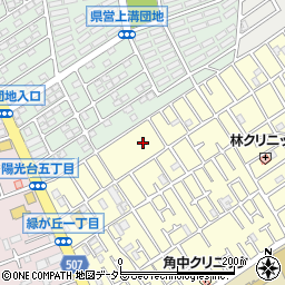 神奈川県相模原市中央区緑が丘1丁目4周辺の地図