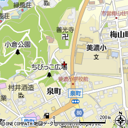 岐阜県美濃市1595周辺の地図