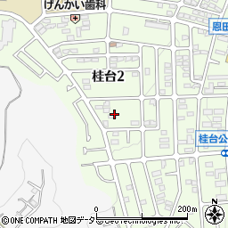神奈川県横浜市青葉区桂台2丁目18周辺の地図