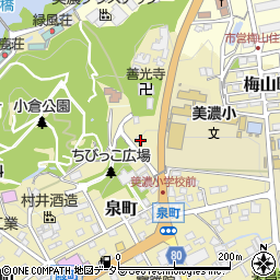 岐阜県美濃市1596周辺の地図