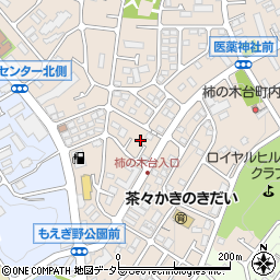 神奈川県横浜市青葉区柿の木台12-55周辺の地図