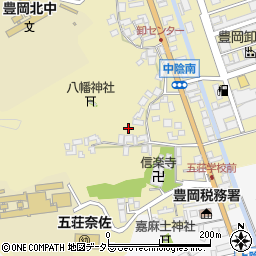 兵庫県豊岡市中陰周辺の地図