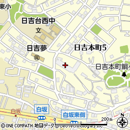 ライオンズガーデン日吉本町周辺の地図