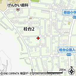 神奈川県横浜市青葉区桂台2丁目18-30周辺の地図