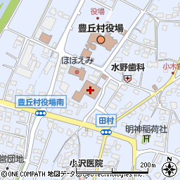豊丘村図書館周辺の地図