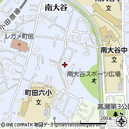 東京都町田市南大谷1245周辺の地図