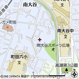 東京都町田市南大谷1244周辺の地図