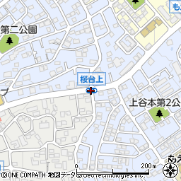 桜台上周辺の地図