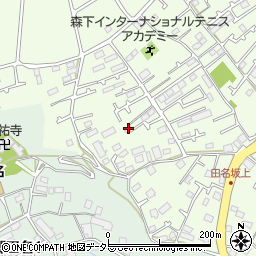 神奈川県相模原市中央区田名1308-9周辺の地図