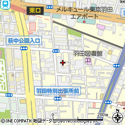 東京都大田区羽田1丁目13周辺の地図