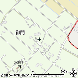 千葉県東金市御門周辺の地図
