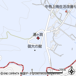 信州たかもり温泉湯ヶ洞周辺の地図