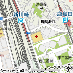 ジェクサー・フィットネス＆スパ新川崎周辺の地図