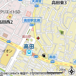 モンテ・ローザ高田１周辺の地図