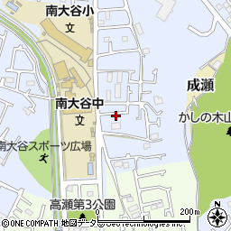東京都町田市南大谷956周辺の地図