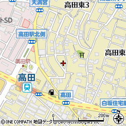 高田第六公園周辺の地図