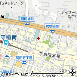 東京都大田区羽田5丁目1周辺の地図
